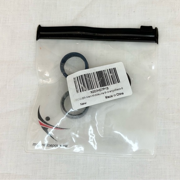 Roqaction Silicone Ring Set - Black, Blue, Silver, Orange - Picture 3 of 12